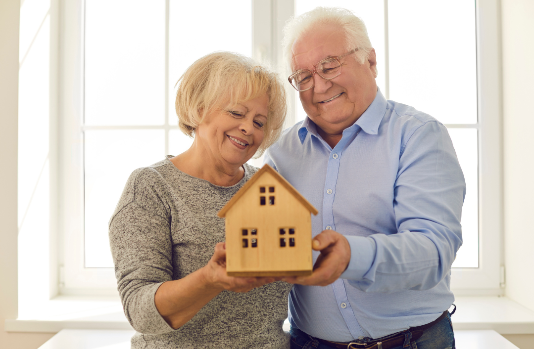 Senior Couple thinking about Real Estate